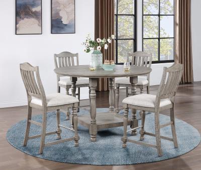 DINING TABLE & 4 SIDE CHAIRS
