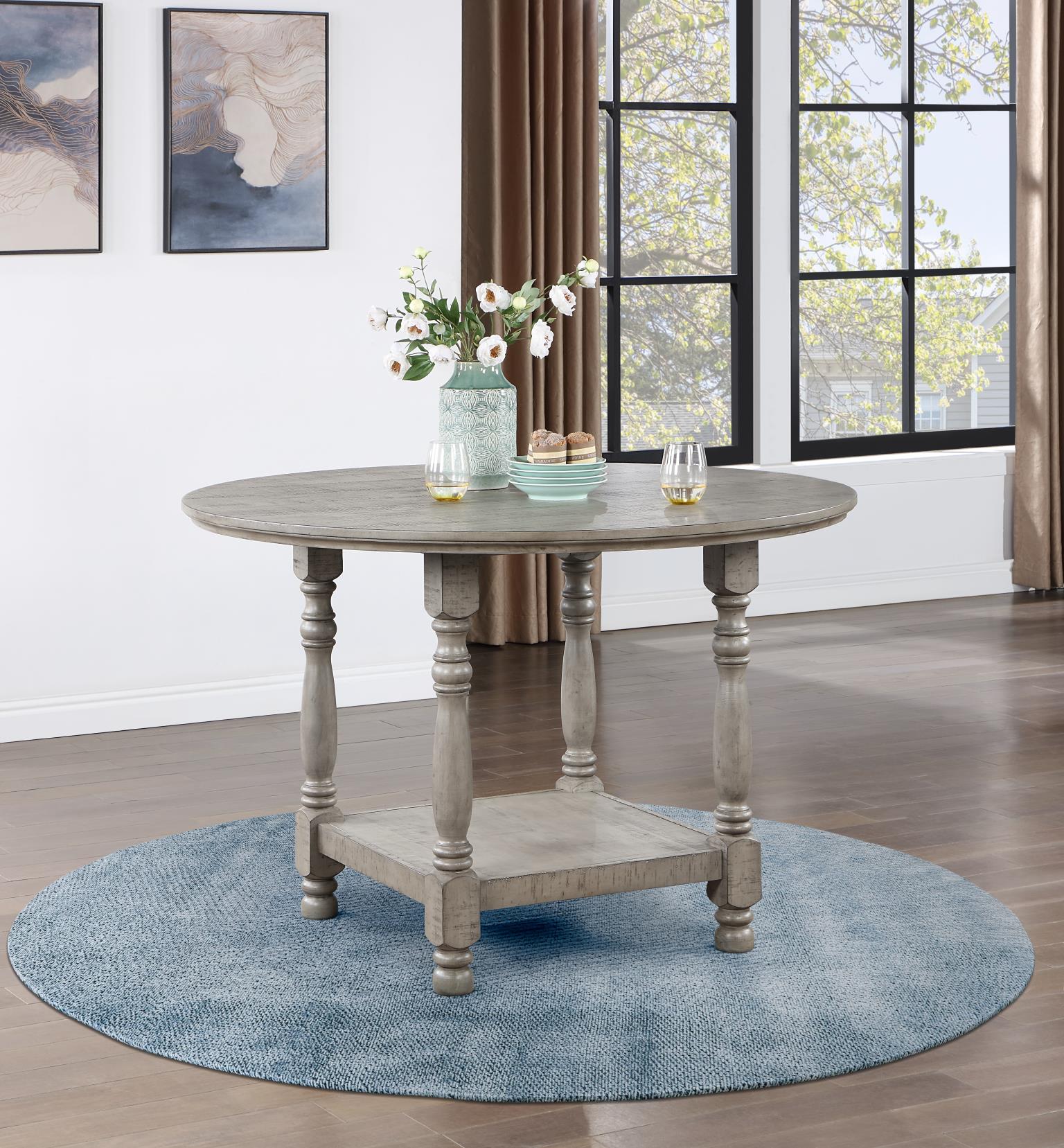 GRAY COUNTER HEIGHT CHAIR (2/BOX) view 3