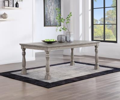 GRAY DINING TABLE