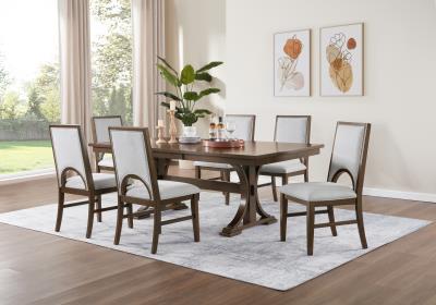 DINING TABLE-6 SIDE CHAIRS