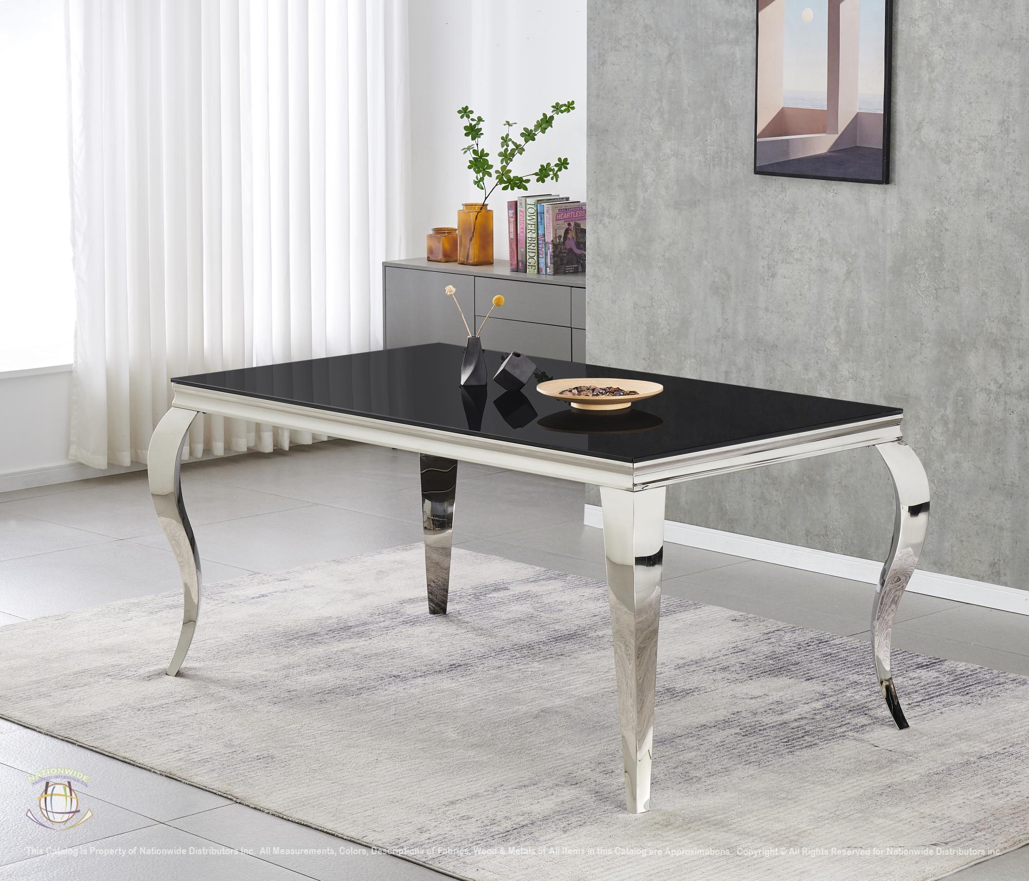 Dining Table and 6 x Dining Side Chairs view 4