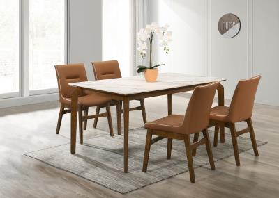 DINING TABLE & 4 SIDE CHAIRS