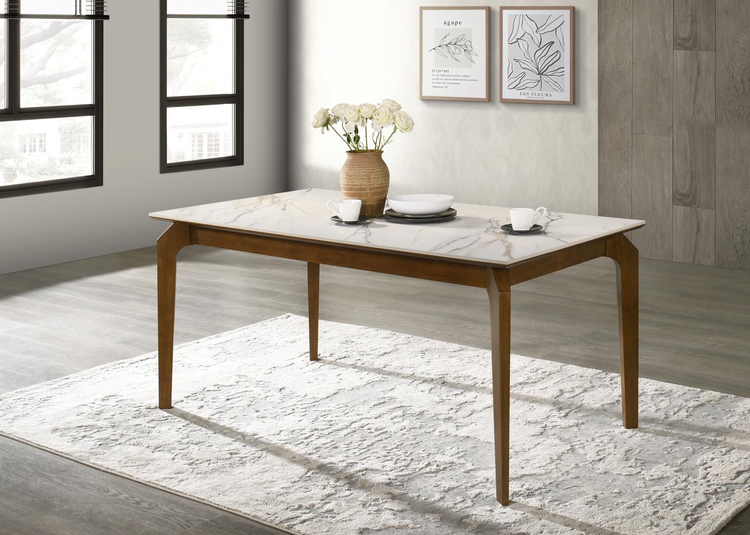 DINING TABLE & 4 SIDE CHAIRS view 4