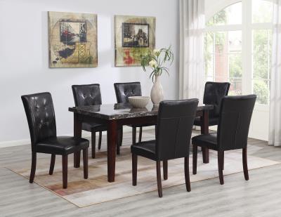 DINING TABLE & 6 CHAIRS