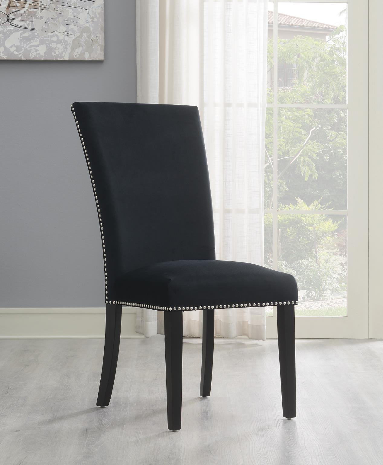 BLUE VELVET DINING CHAIR (PRICE PER CHAIR/MOQ 2) view 3