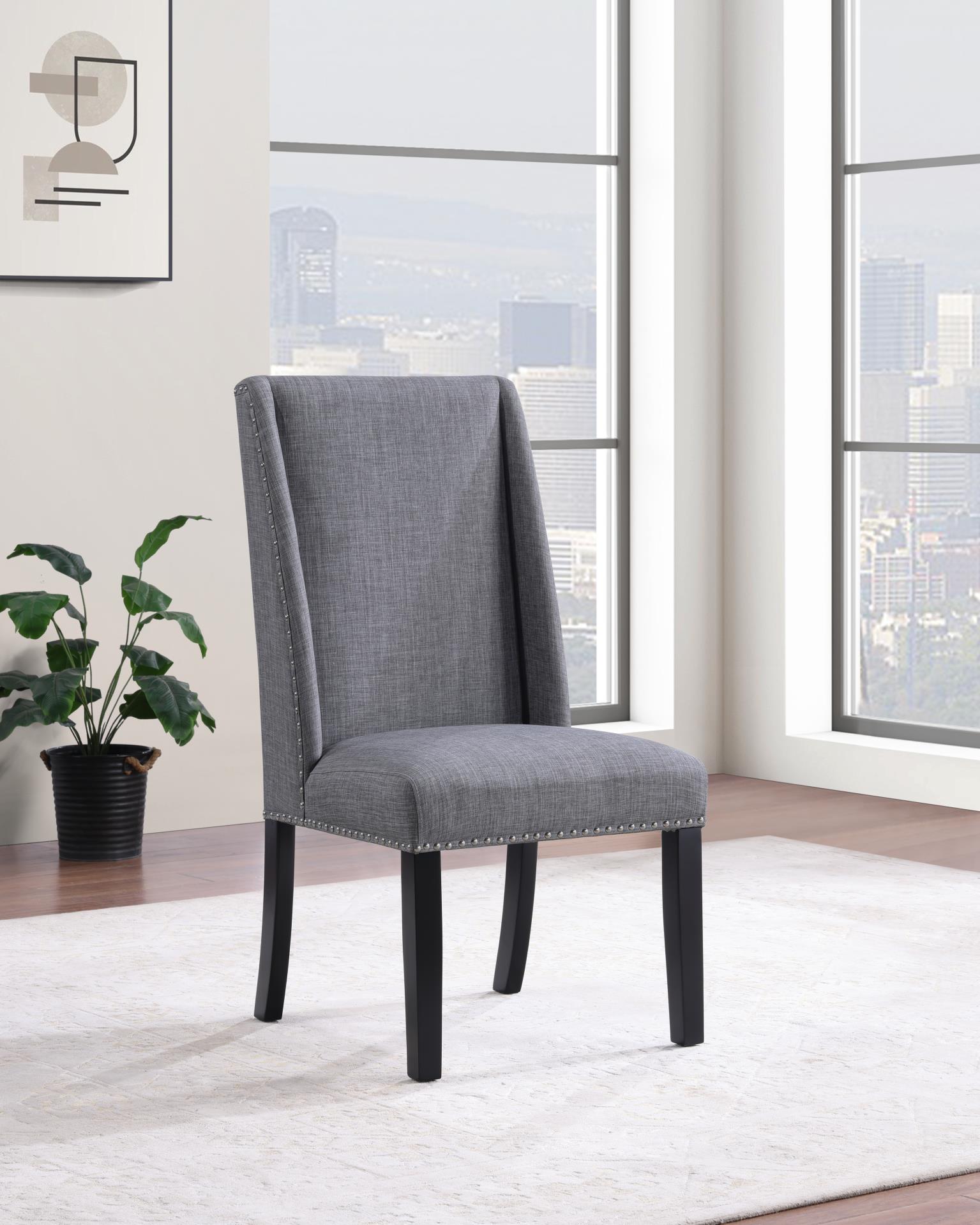 GRAY DINING CHAIR (PRICE PER CHAIR/MOQ 2) view 2