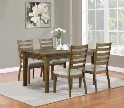Dining Table & 4 Side Chairs