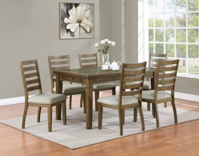 Dining Table & 6 Side Chairs