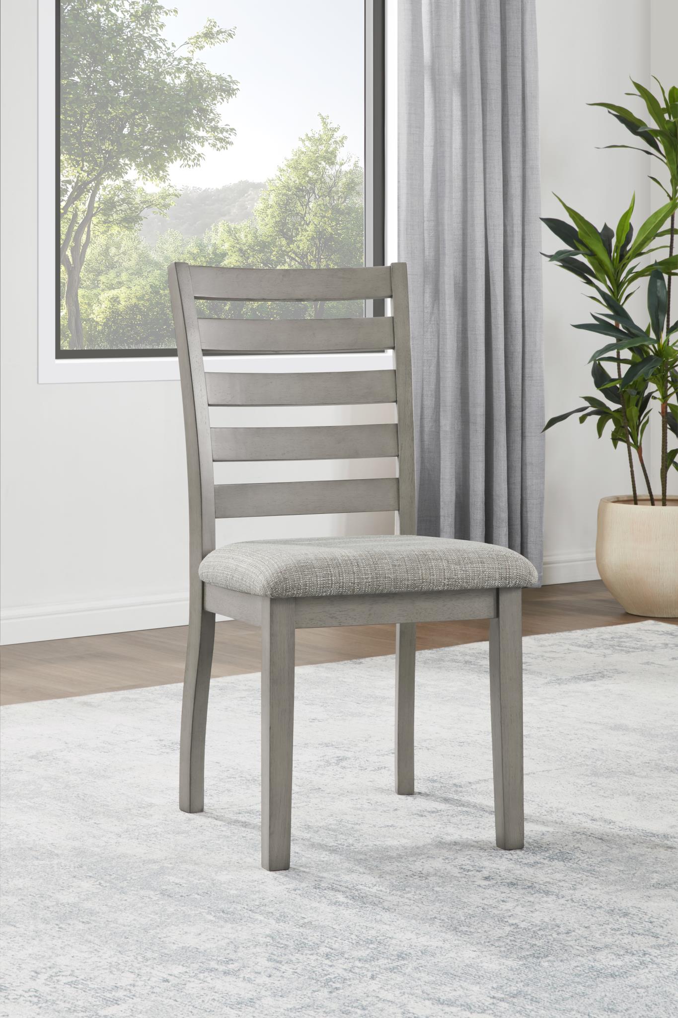 GRAY DINING TABLE view 6