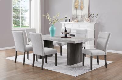 Dining Table & 4 Side Chairs
