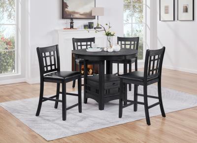 DINING TABLE & 4 SIDE CHAIRS