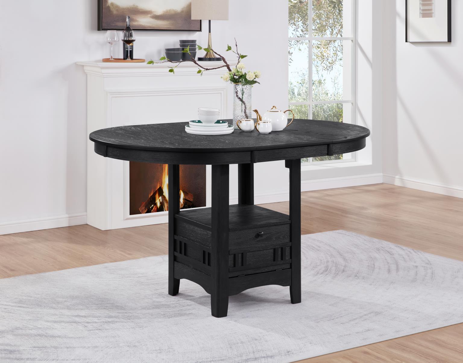 BLACK COUNTER HEIGHT CHAIRS (2/BOX) PRICED AS EACH view 5