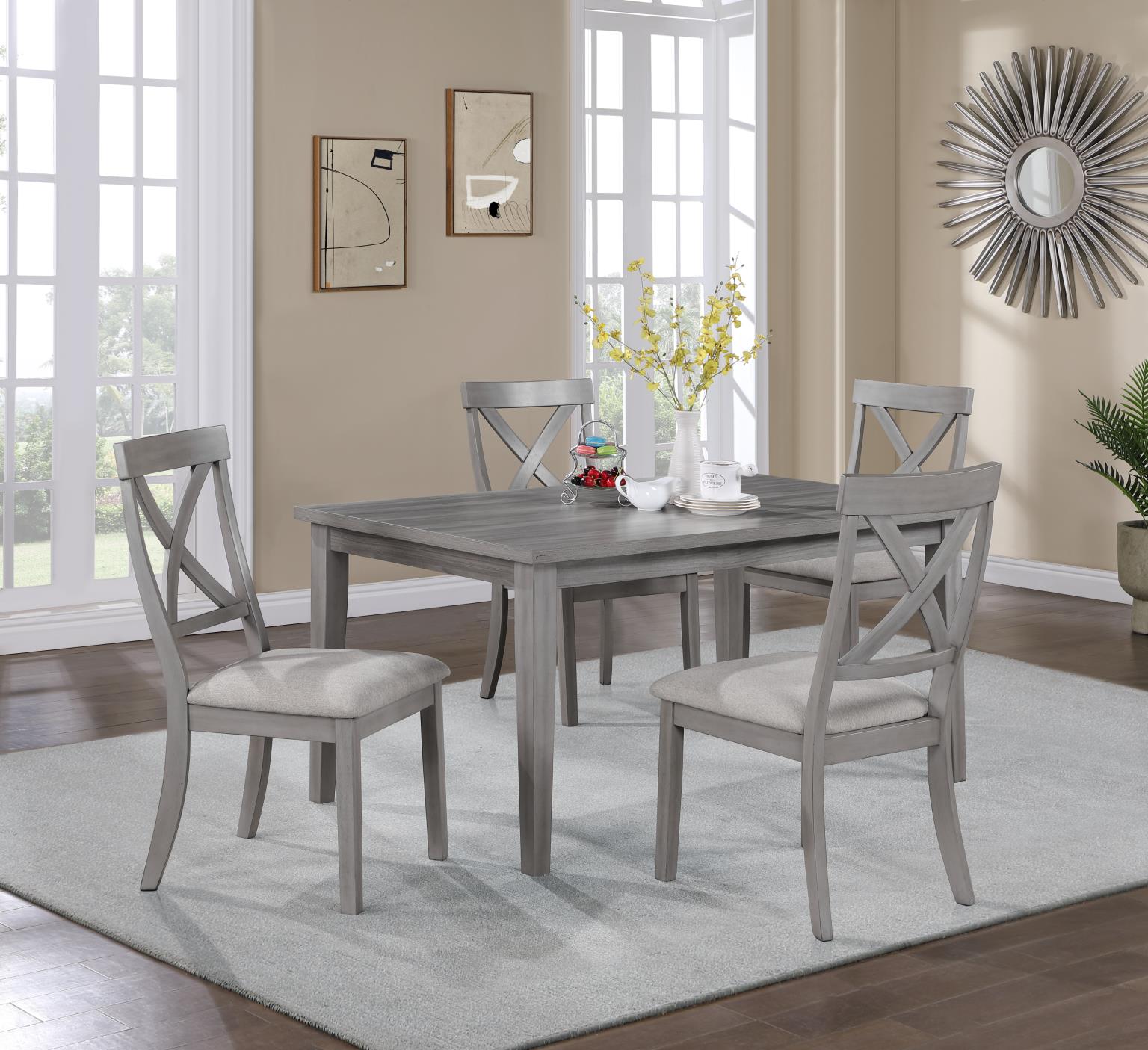 Dining Table & 4 Side Chairs view 2