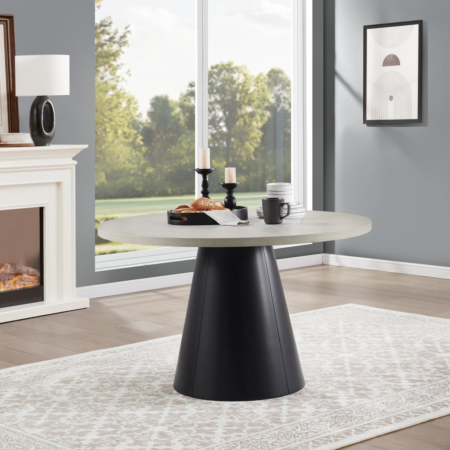 BLACK DINING SIDE CHAIR view 4