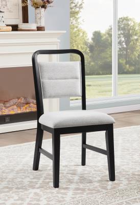 BLACK DINING SIDE CHAIR