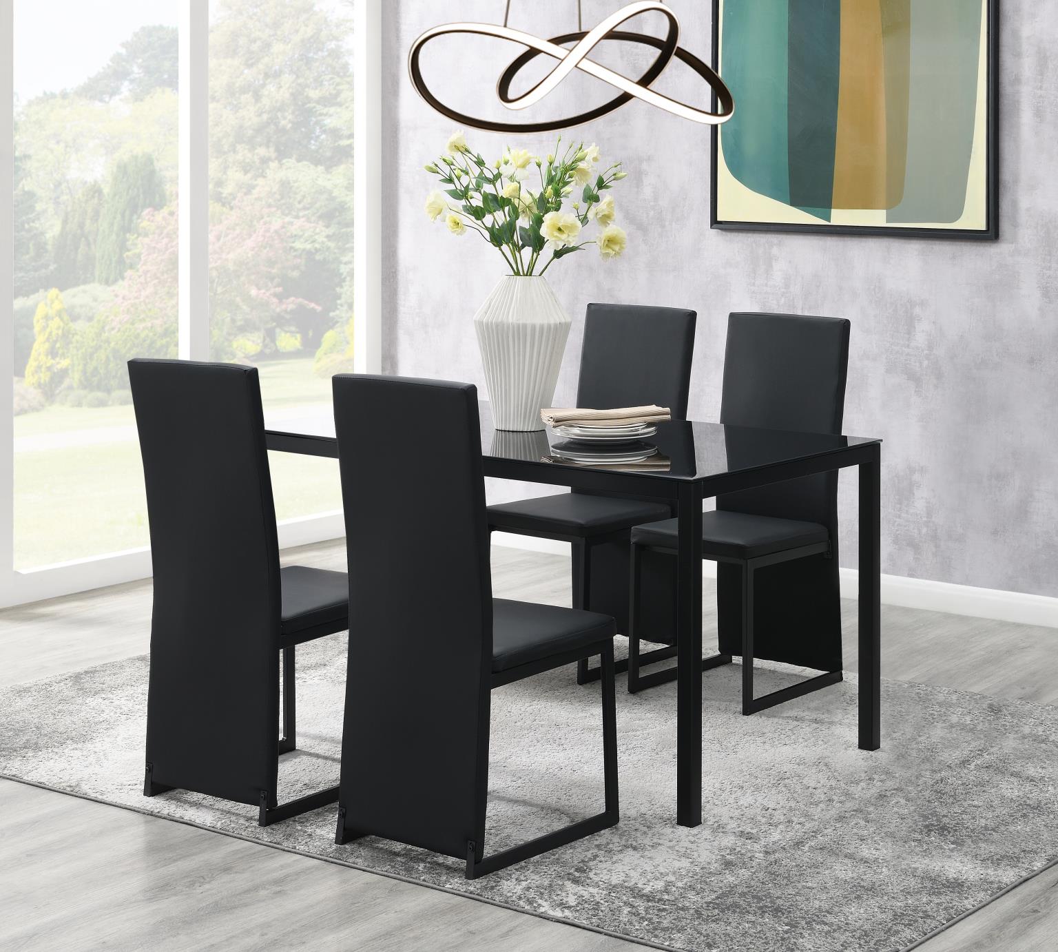 TABLE & 4 CHAIRS view 2
