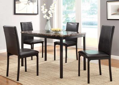 DINING TABLE & 4 CHAIRS