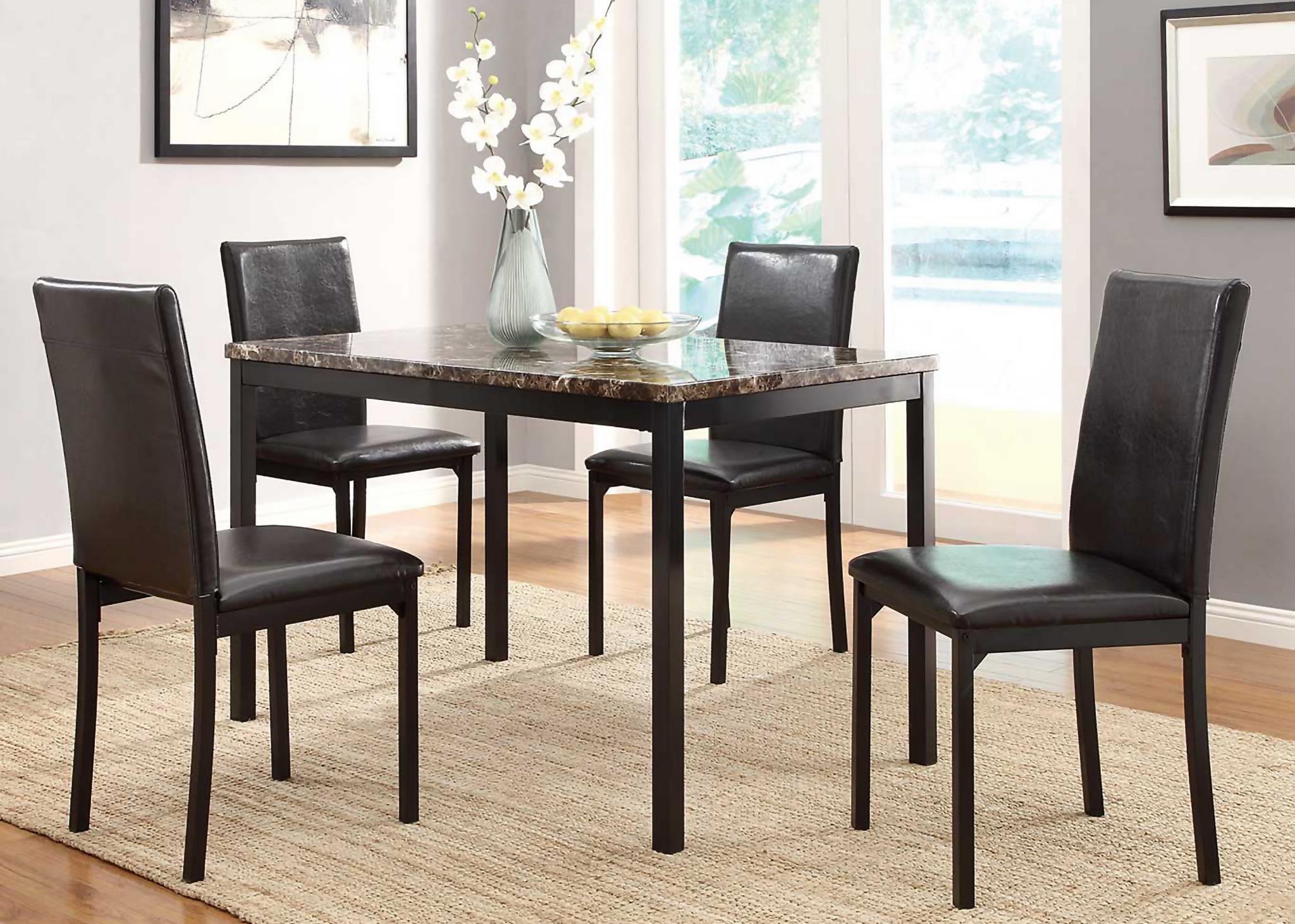 DINETTE TABLE (BROWN) view 2