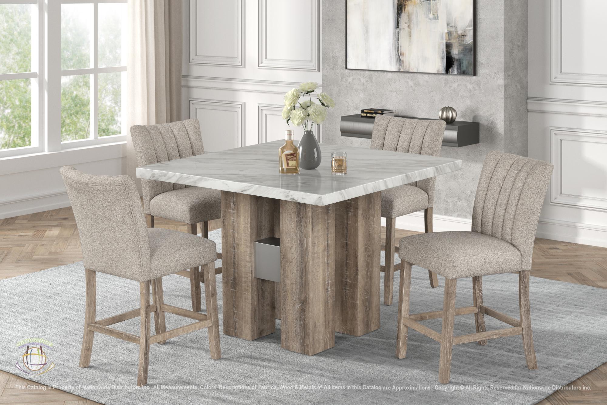 Pub Table and 4 x Pub Chair