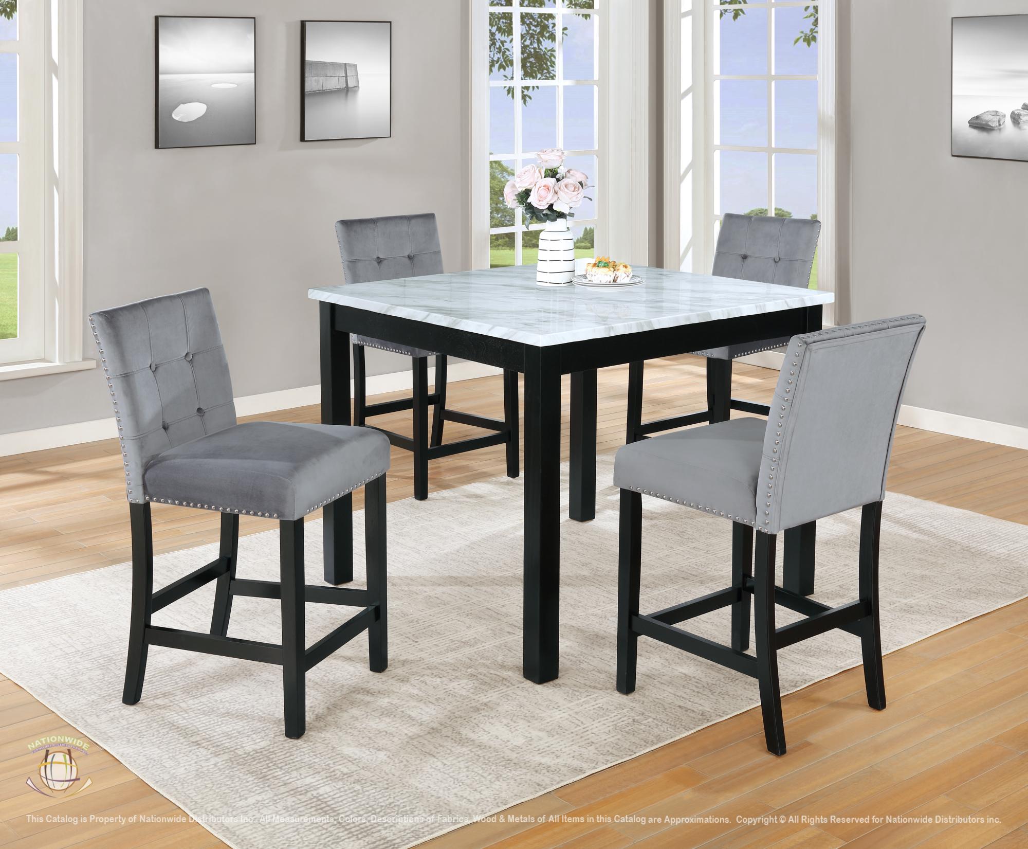 Pub Table & 4 Pub Chairs