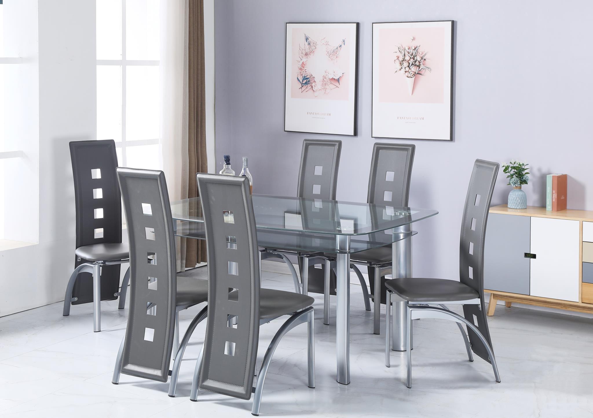 DINING TABLE & 6 CHAIRS view 2