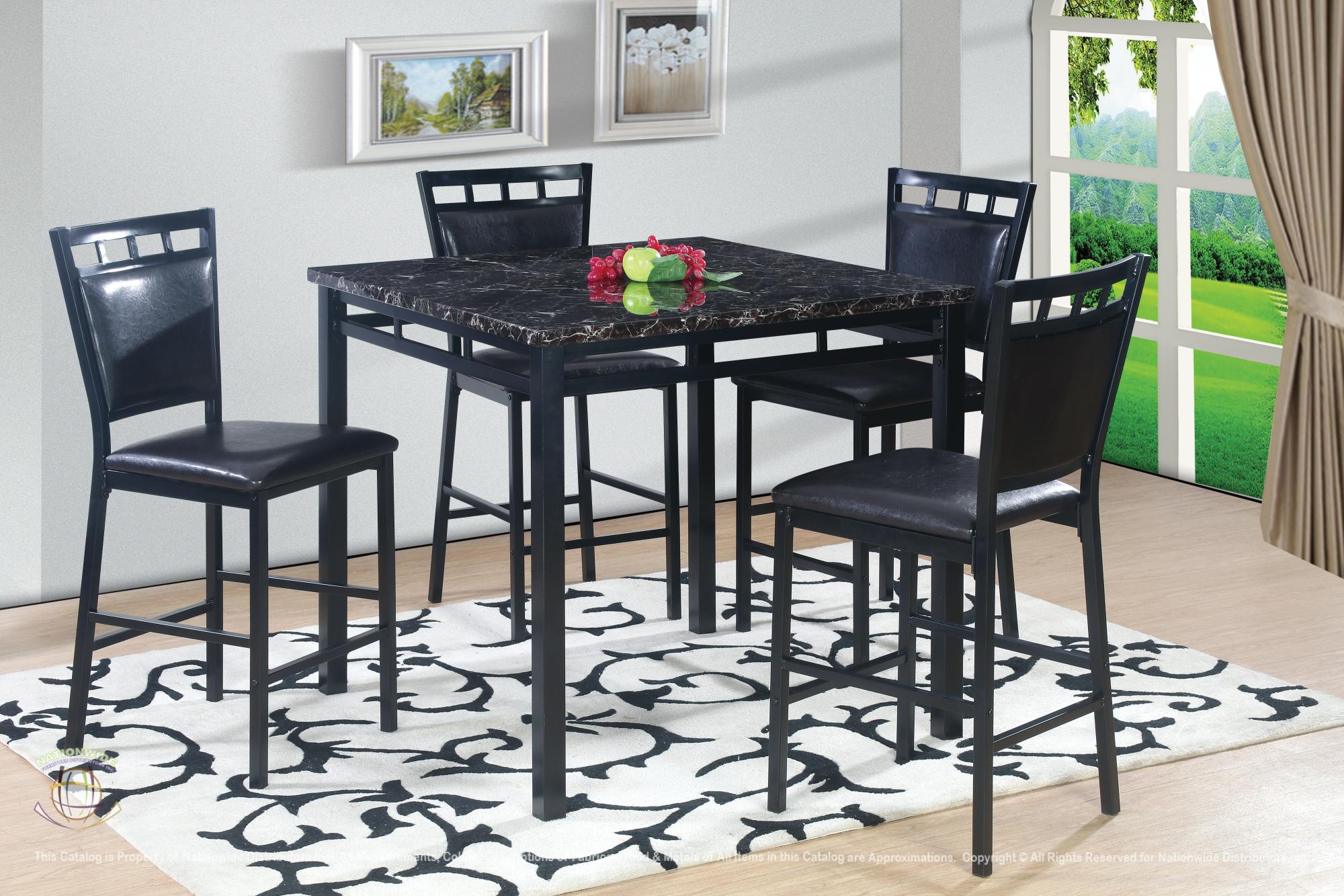 Pub Table & 4 Pub Chairs