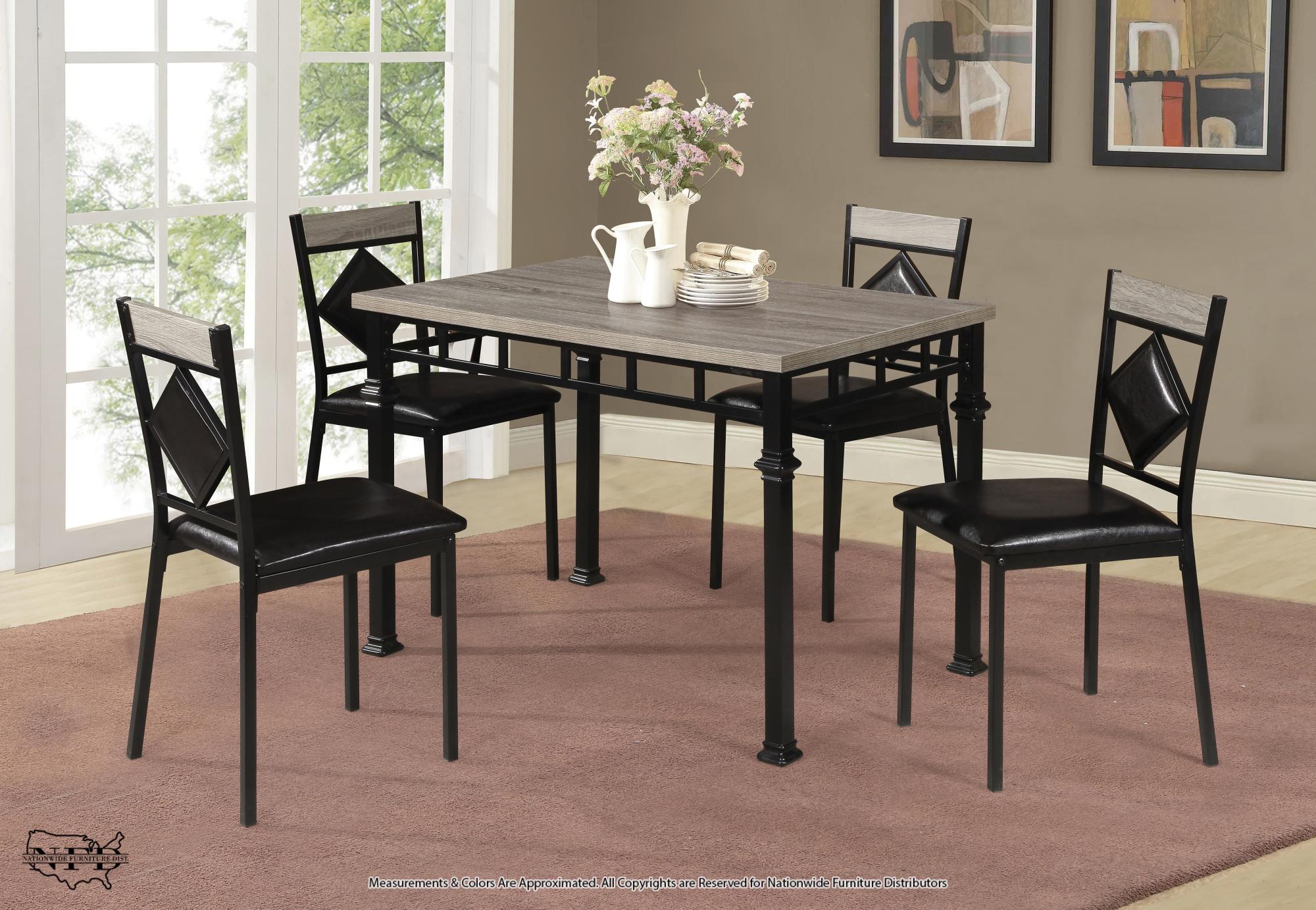 Table & 4 Side Chairs