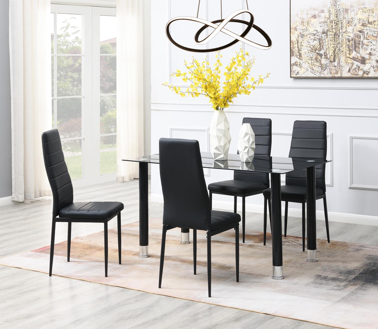 TABLE & 4 CHAIRS view 2