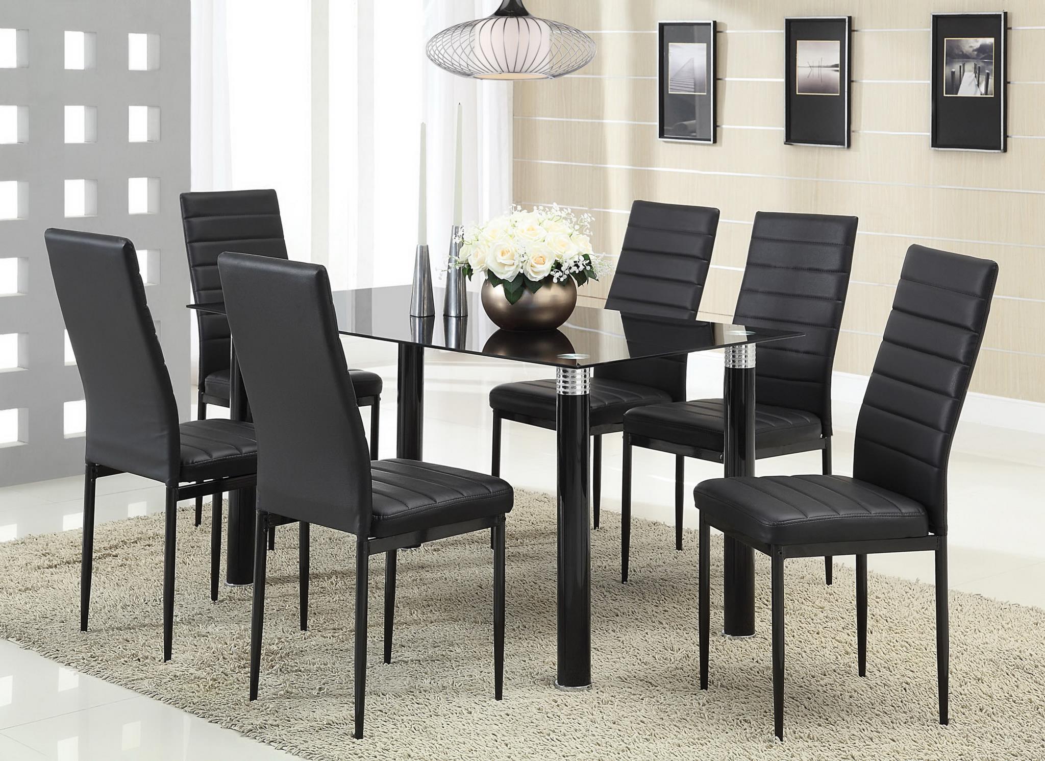 BLACK DINING SIDE CHAIR (PRICE PER CHAIR/MOQ 2) view 2