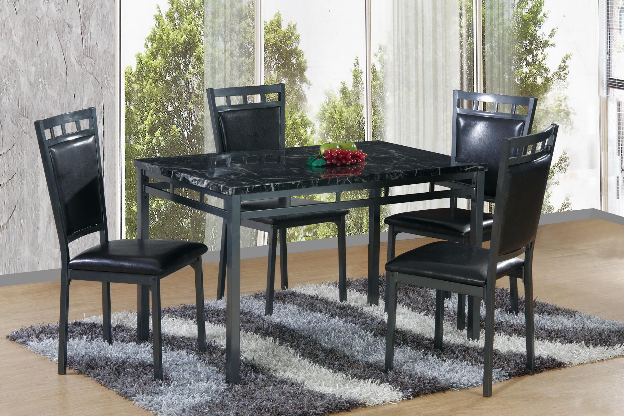 Dining Table & 4 Chairs view 2