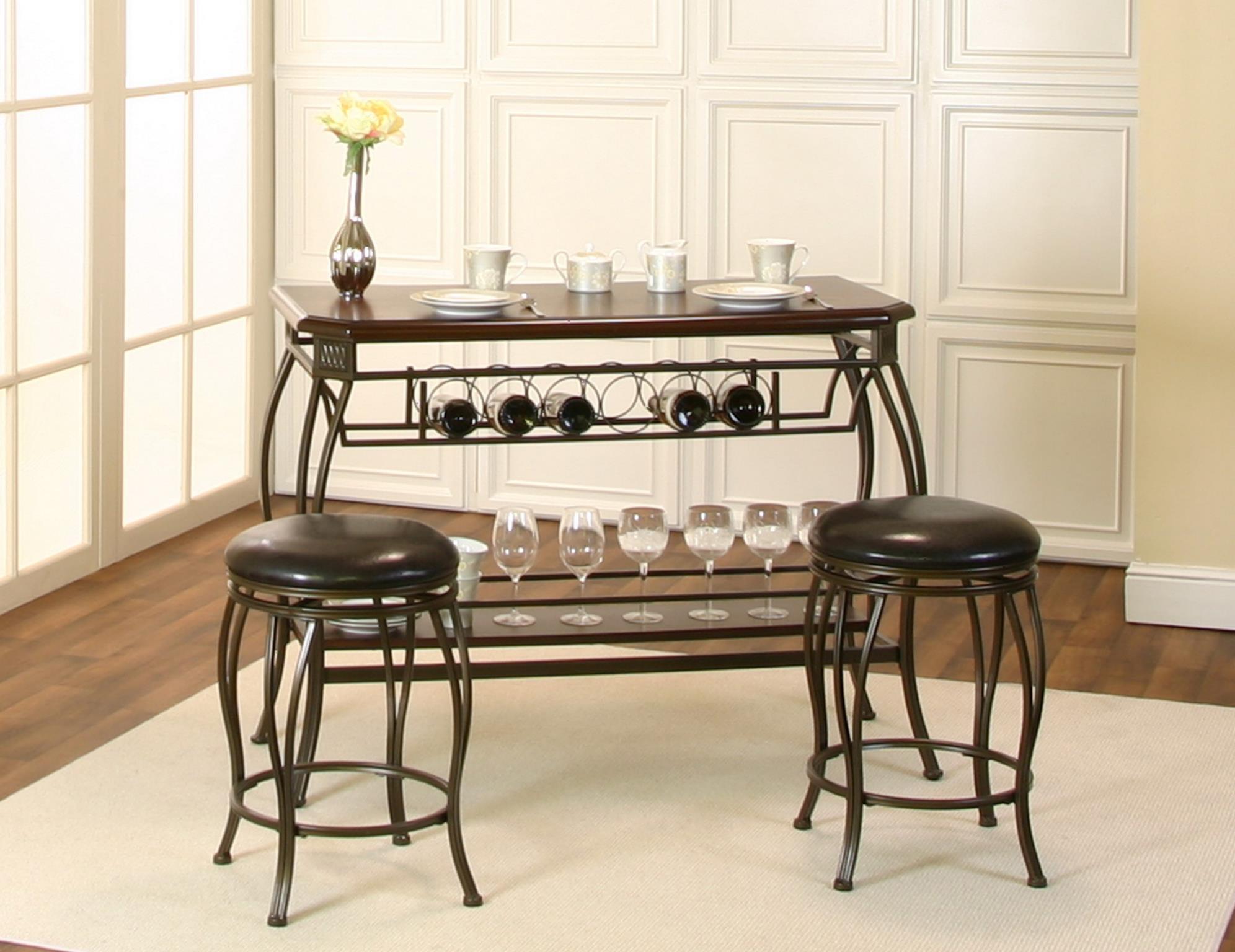 BAR UNIT & 2 STOOLS view 2