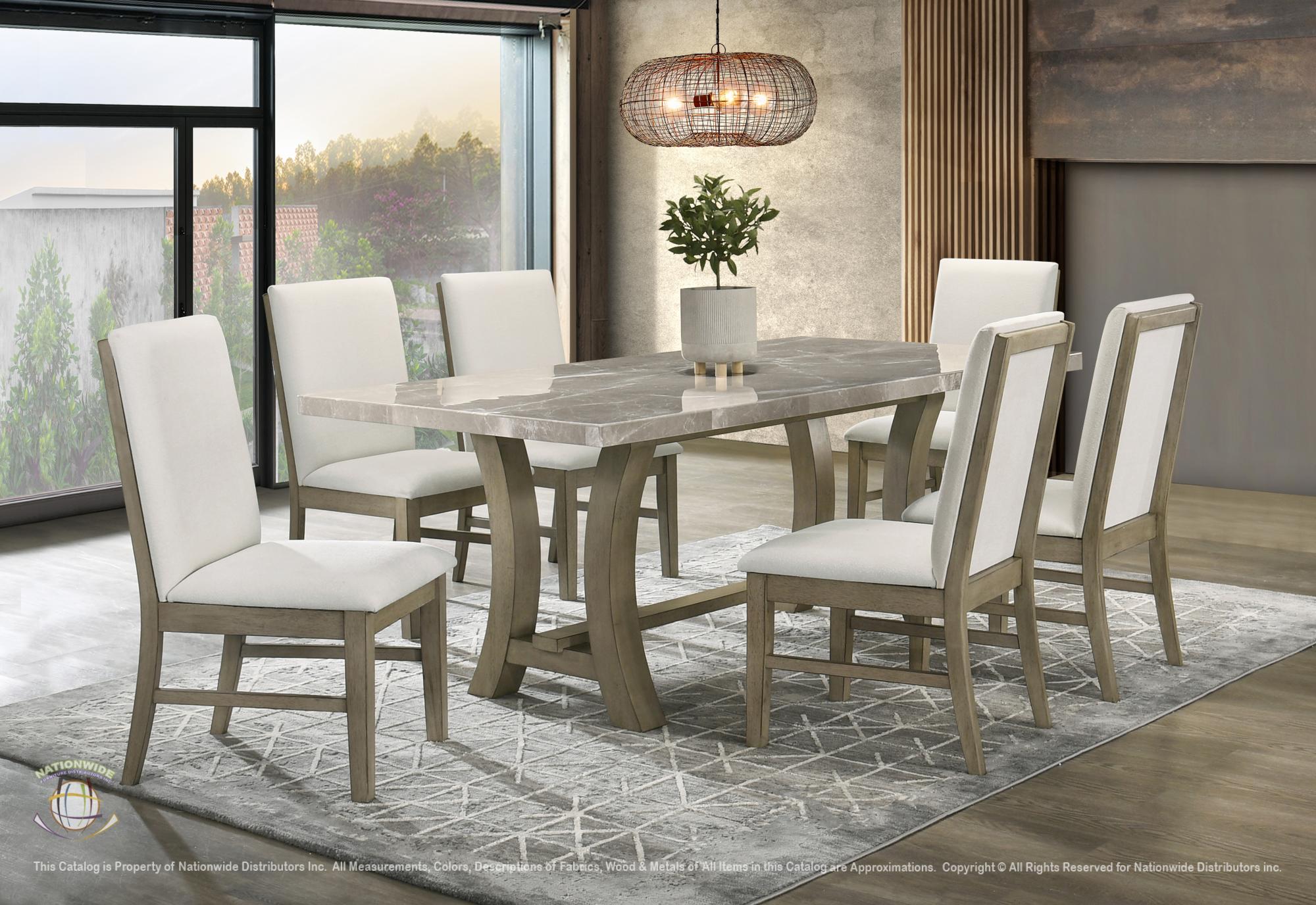 Table and 6 x Side Chair