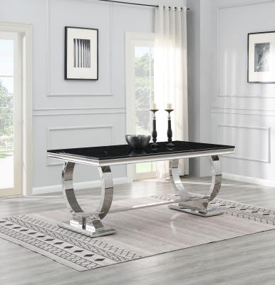 DINING TABLE (BLACK MARBLE)