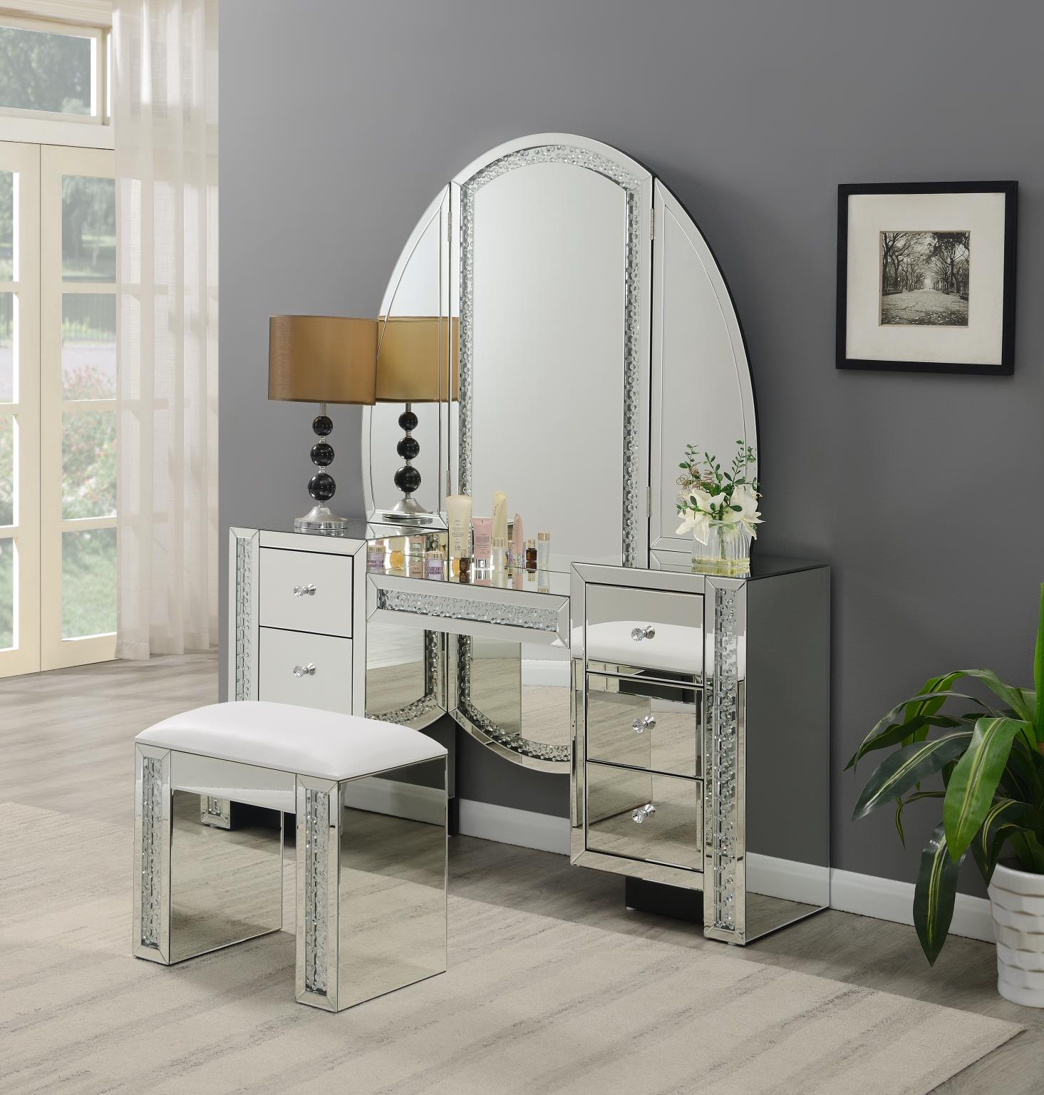 GLAMOUR VANITY W/MIRROR view 2