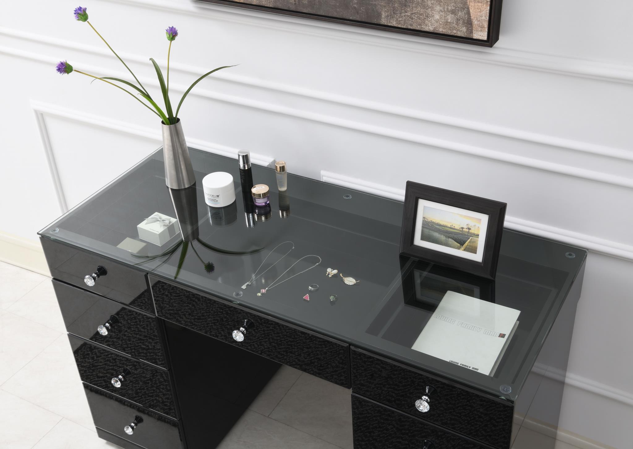 GLAMOUR VANITY SET (DRESSER + MIRROR BLUETOOTH SPEAKER WITH LIGHTS) view 4