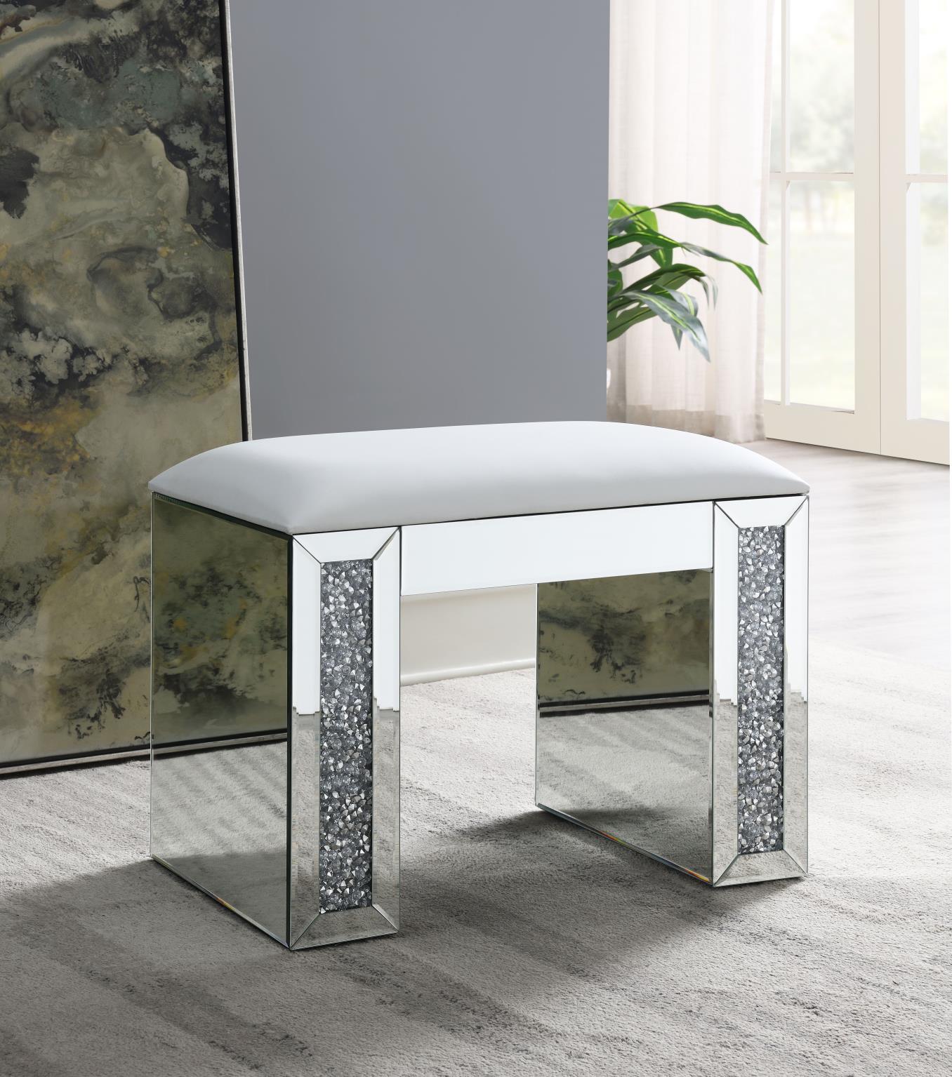 GLAMOUR VANITY STOOL view 2