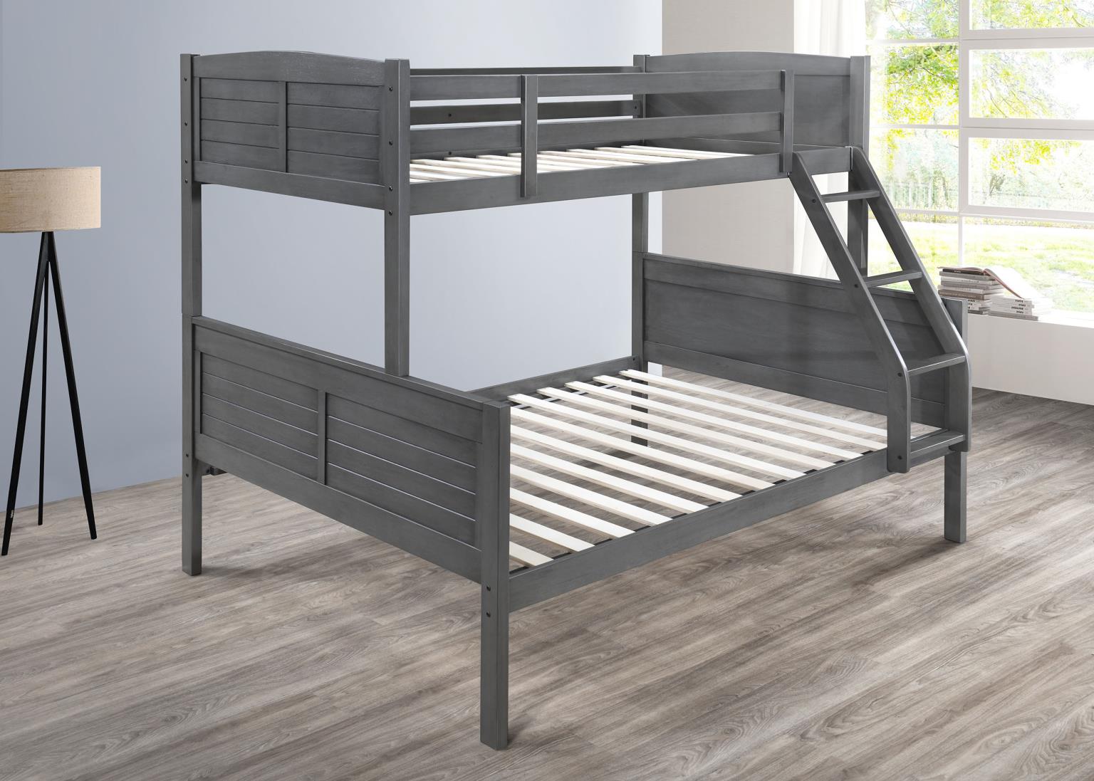 ANT. GRAY TWIN/FULL BUNK BED view 5