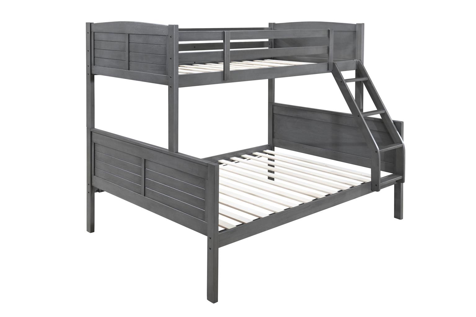ANT. GRAY TWIN/FULL BUNK BED view 7