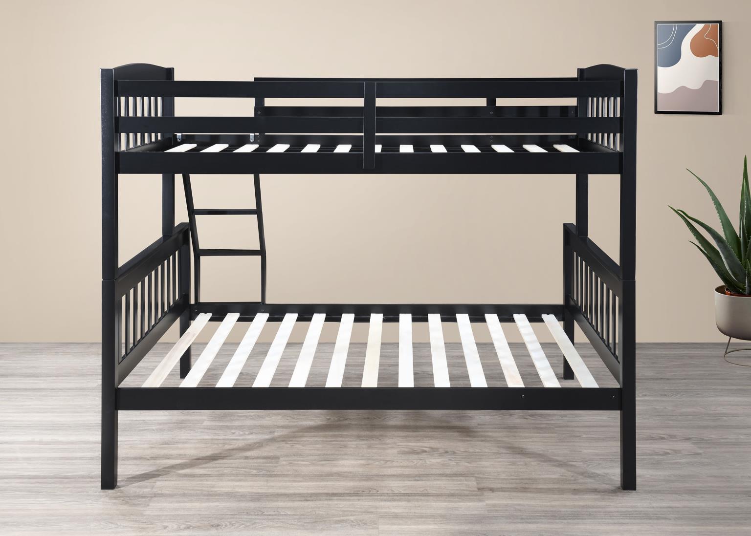 BLACK TWIN/FULL BUNK BED view 5