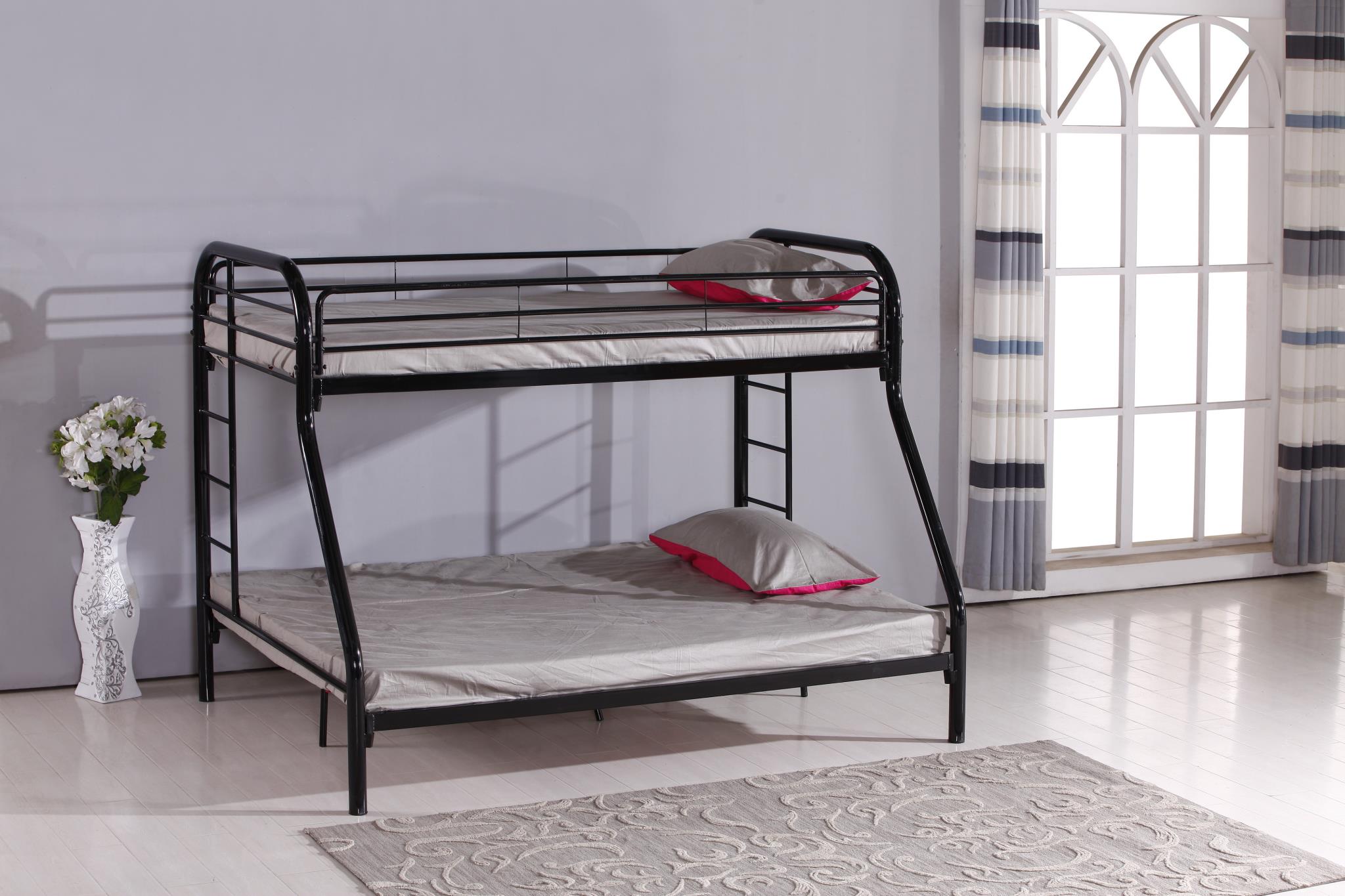 BLACK T/F BUNK BED view 2