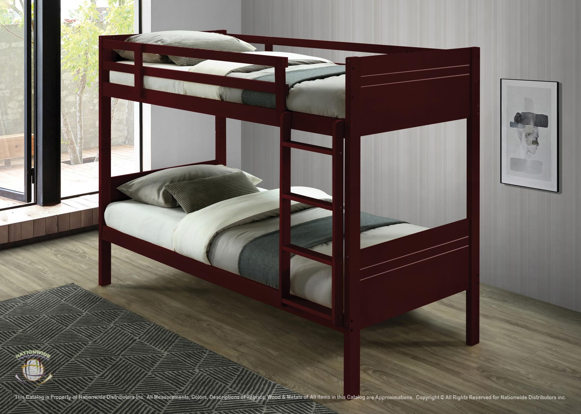 Twin / Twin Wood Bunkbed