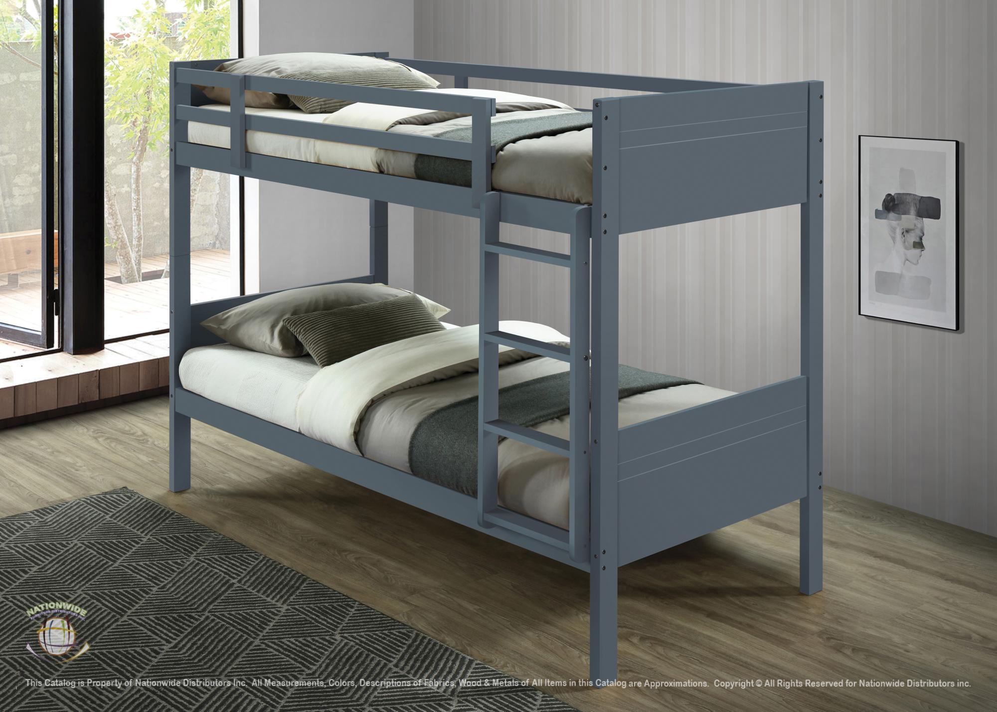 Twin / Twin Wood Bunkbed