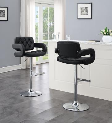 BLACK LEATHER PU BAR STOOL (PRICE PER CHAIR MOQ IS 2)