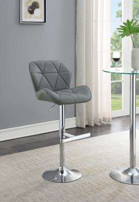 GRAY LEATHER PU BAR STOOL (PRICE PER CHAIR MOQ IS 2)