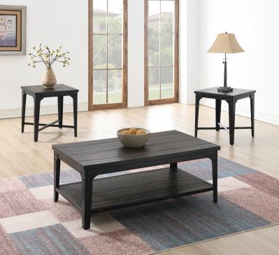 COFFEE TABLE - 2 END TABLES