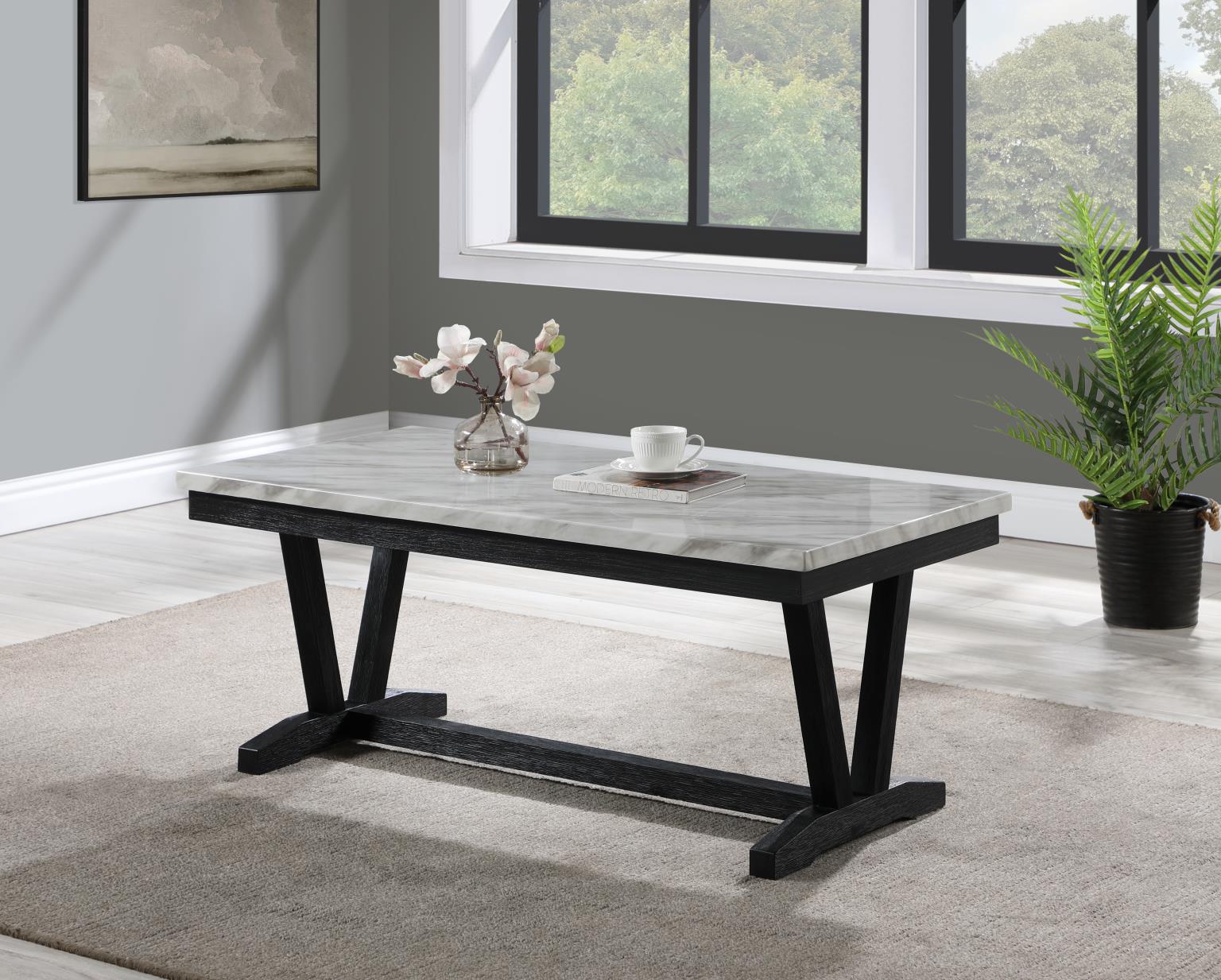 WHITE TOP 3 PK TABLE SET (3/CN) view 3
