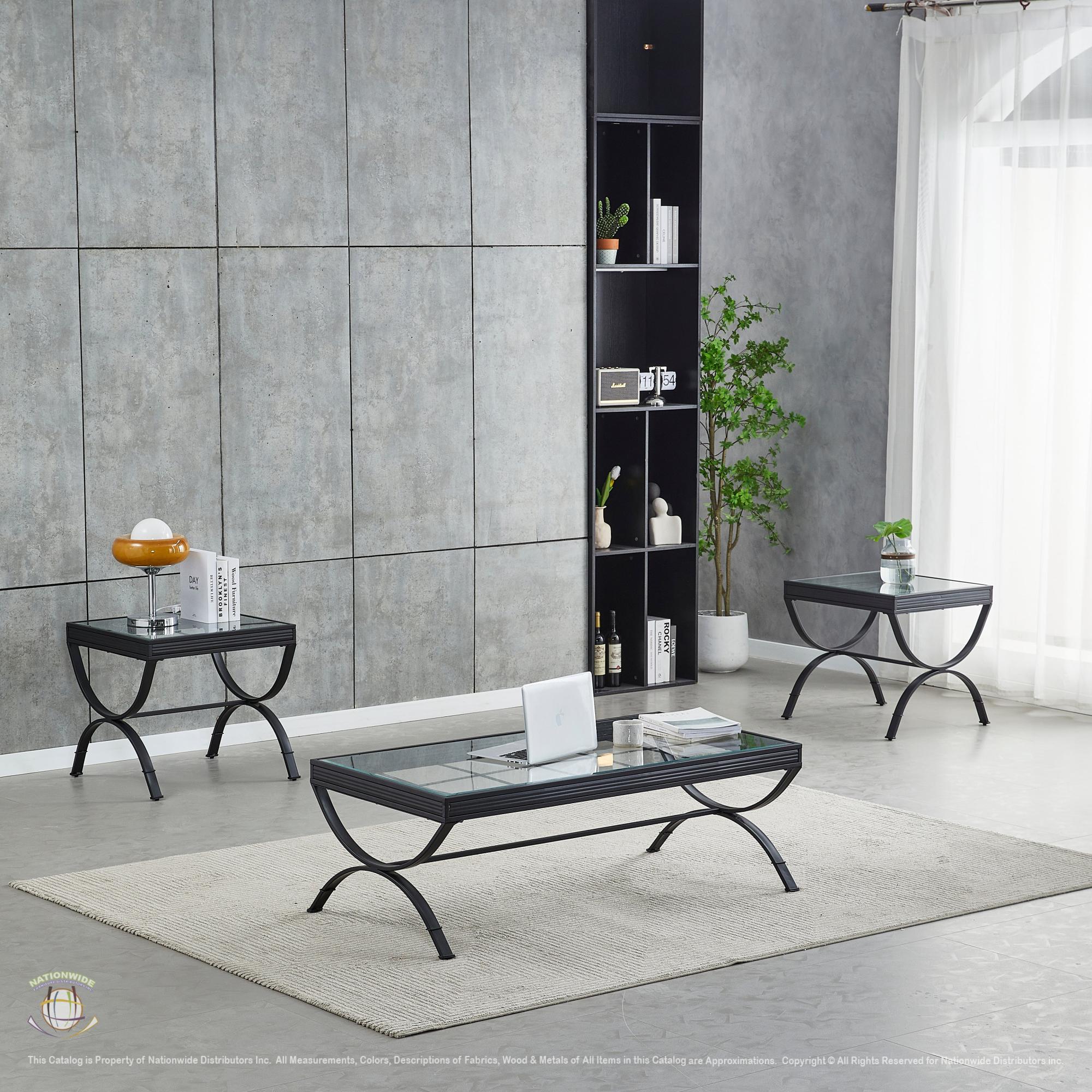 Cocktail & 2 End Tables view 2