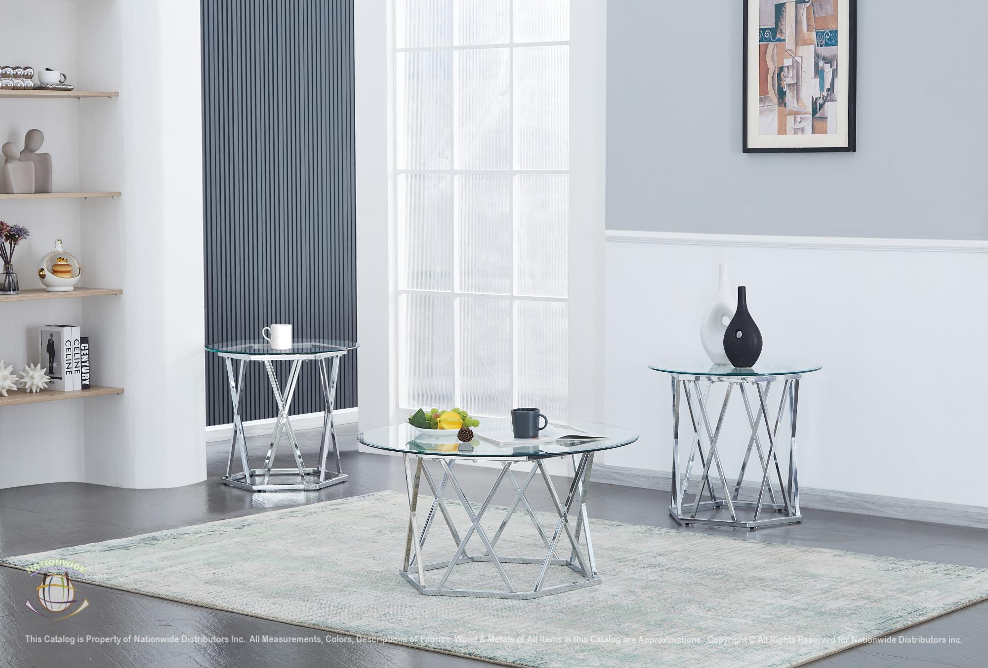 Cocktail & 2 End Tables