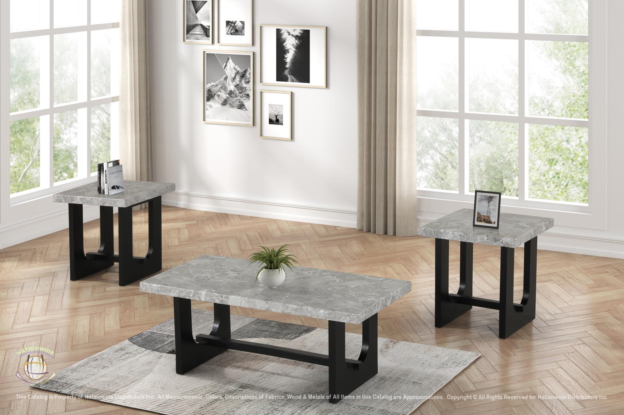 Cocktail & 2 End Tables