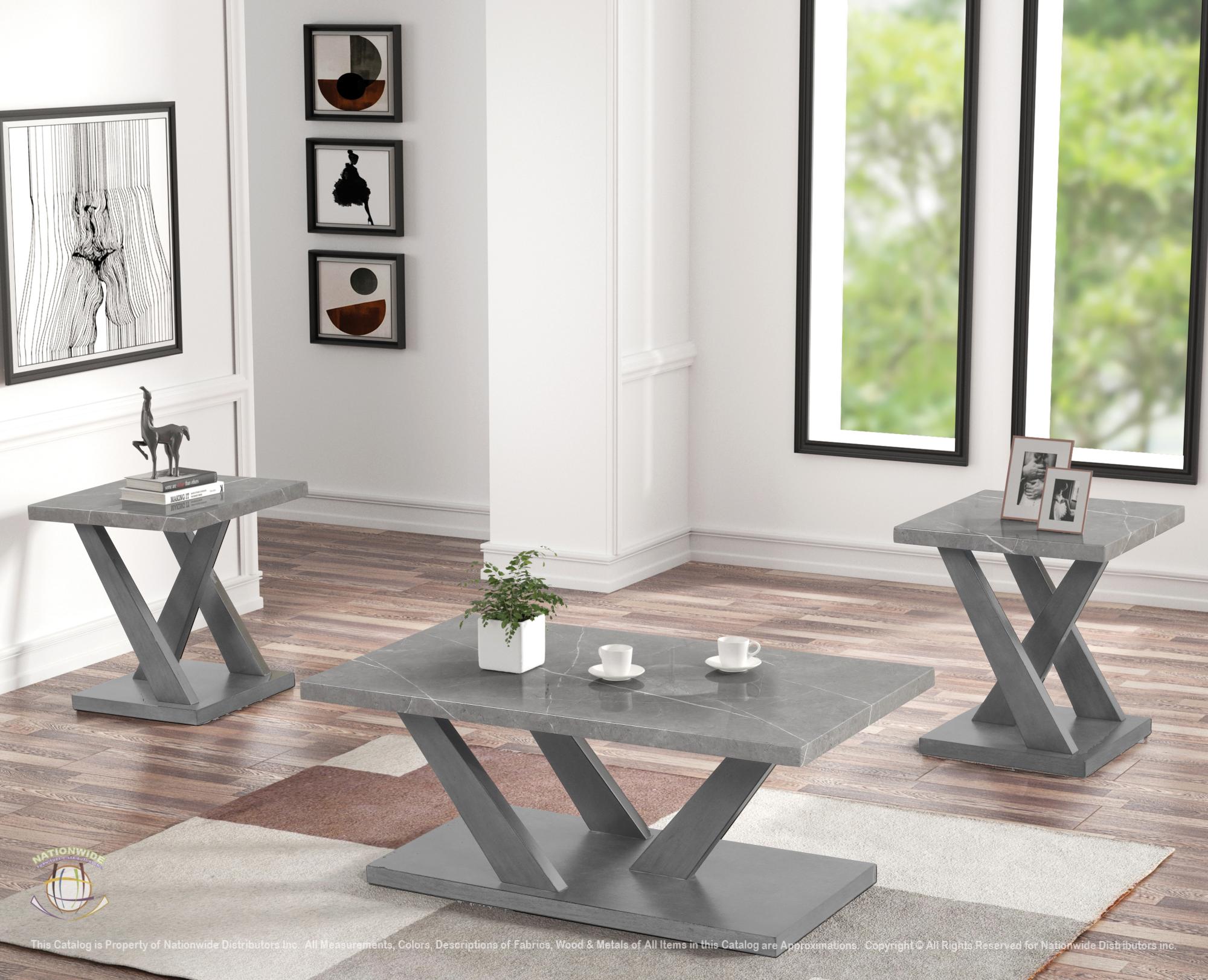 Cocktail & 2 End Tables